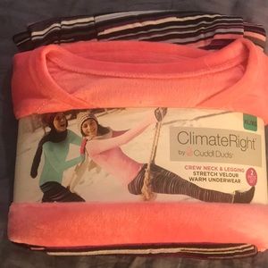 Cuddl Duds XL shirt and pant set